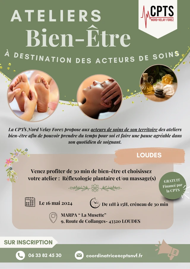 [ATELIERS BIEN-ÊTRE À DESTINATION DES SOIGNANTS&nbsp;💆🏻‍♀️]