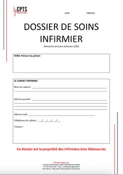 [DOSSIER DE SOINS INFIRMIER 💉👩🏻‍⚕️]