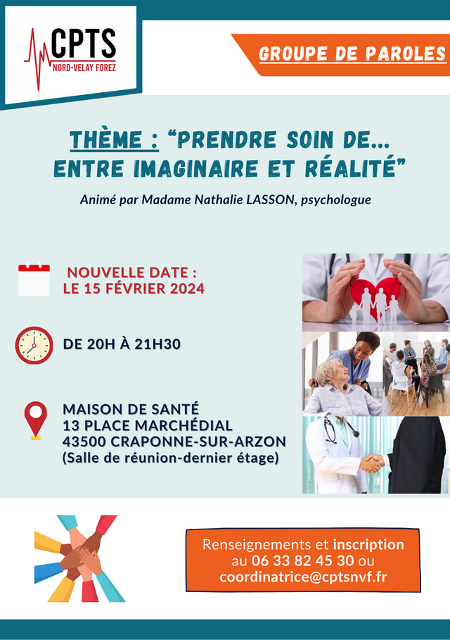 [NOUVELLE DATE POUR LE GROUPE DE PAROLES&nbsp;💭]