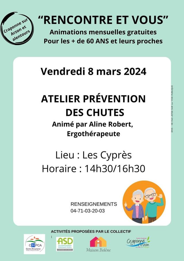 [ATELIER PRÉVENTION DES CHUTES&nbsp;👴🏻👵🏻]