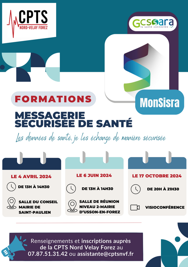 [SAVE THE DATE&nbsp;: FORMATION MONSISRA&nbsp;ℹ📧]
