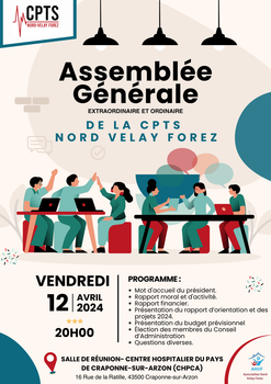 [ASSEMBLÉE GÉNÉRALE CPTS NORD VELAY FOREZ-ANVF 👏🏻]