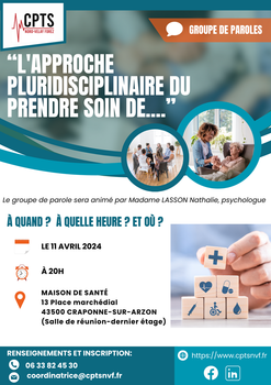 [« L’APPROCHE PLURIDISCIPLINAIRE DU PRENDRE SOIN DE … »]