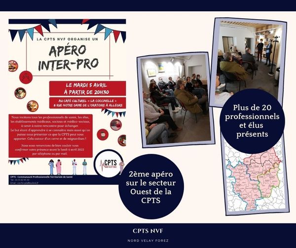 🍹 APÉRO INTER-PROFESSIONNEL - Secteur-Ouest