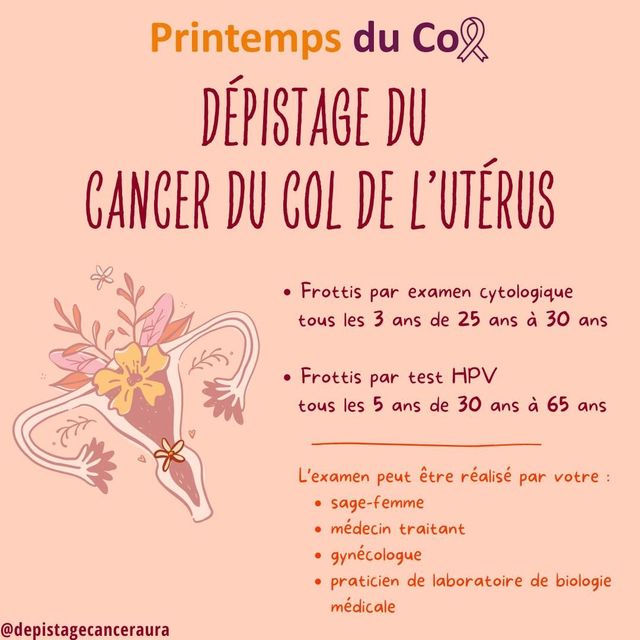 [ JUIN VERT : DÉPISTAGE DU CANCER DU COL DE L'UTÉRUS 🎗️]