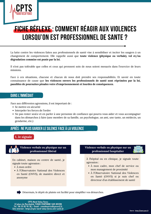[FICHE REFLEXE&nbsp;: COMMENT RÉAGIR AUX VIOLENCES LORSQU’ONEST PROFESSIONNEL DE SANTÉ&nbsp;?&nbsp;🤬🥊]