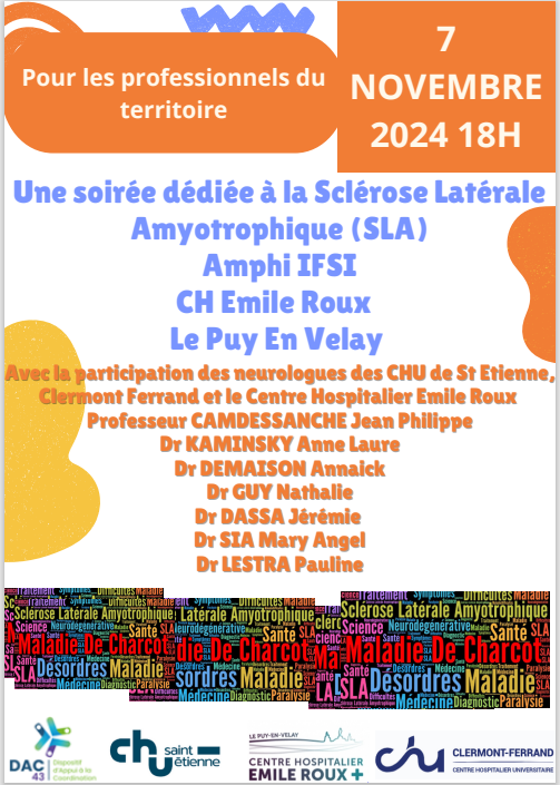 [SOIRÉE DÉDIÉE À LA SLÉROSE LATÉRALE AMYOTROPHIQUE (SLA)]