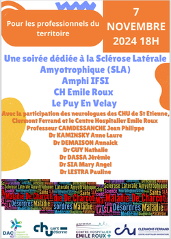 [SOIRÉE DÉDIÉE À LA SLÉROSE LATÉRALE AMYOTROPHIQUE (SLA)]