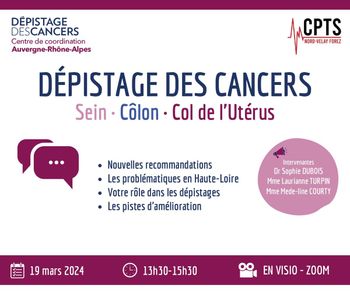 [FORMATION INFIRMIERS : LES DÉPISTAGES ORGANISÉS DES CANCERS 🧑🏼‍⚕️🎗️]