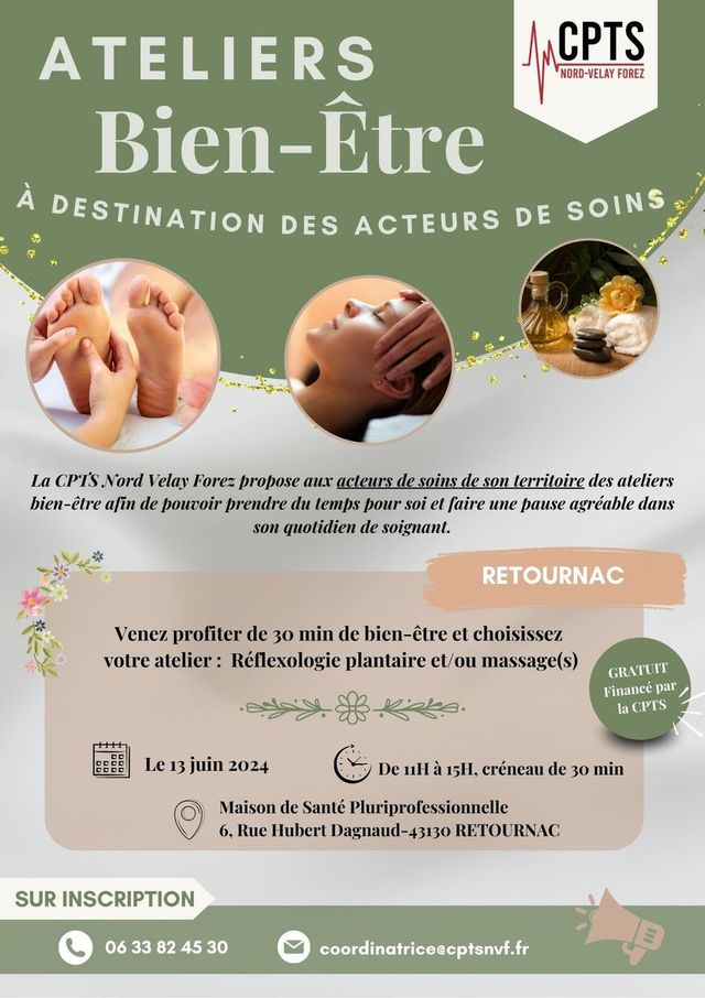 [ATELIERS BIEN-ÊTRE À DESTINATION DES SOIGNANTS&nbsp;💆🏻‍♀️]