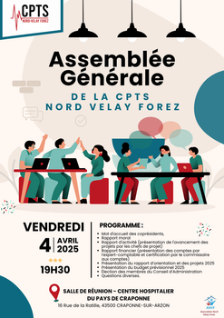 [ASSEMBLÉE GÉNÉRALE CPTS NORD VELAY FOREZ-ANVF 👏🏻]