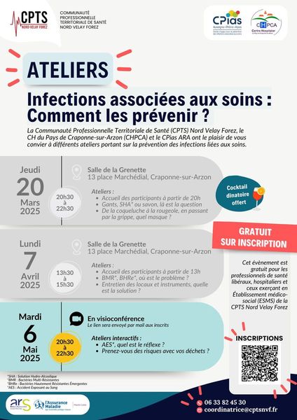[ATELIER-FORMATION VISIO : LES ACCIDENTS EXPOSANT AUX SOINS (AES)  ET LES RISQUES LIES A LA GESTION DES DECHETS DE SOINS]