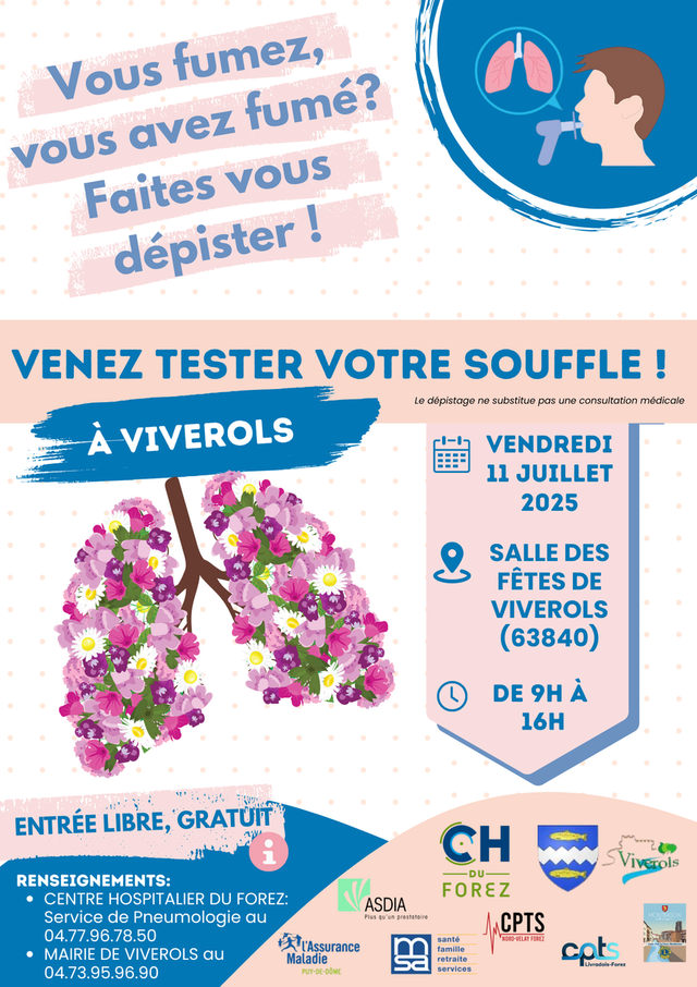 [DÉPISTAGE BPCO À VIVEROLS – GRATUIT ET SANS RENDEZ-VOUS&nbsp;💨]