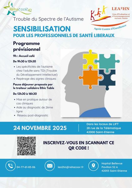 [ TROUBLE DU SPECTRE DE L'AUTISME : SENSIBILISATION POUR LES PROFESSIONNELS DE SANTÉ LIBÉRAUX]