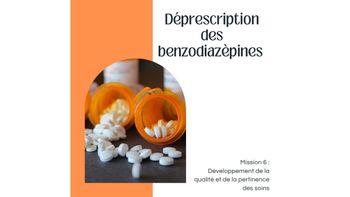BENZODIAZÉPINES : FAIRE LE POINT SUR SON TRAITEMENT