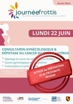 [🎗️&nbsp;Retour sur la journée de dépistage du cancer du col de l'utérus à Allègre&nbsp;🎗️]