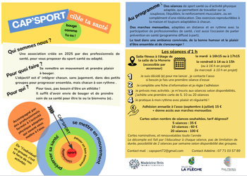 Association Sport Santé  par l’équipe pluripro de santé Madeleine Brès 