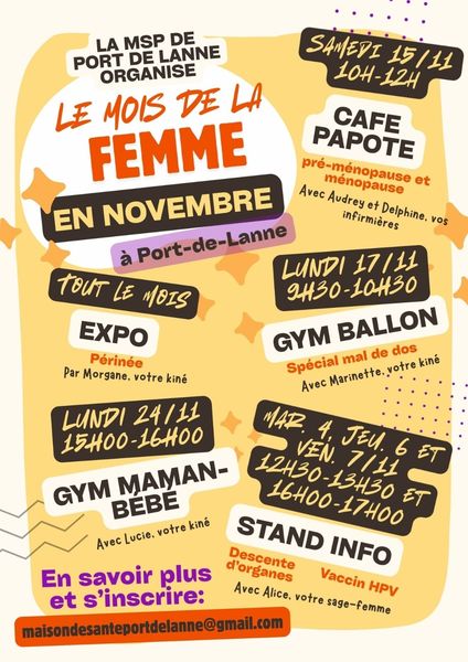 Le Mois de la Femme à Port-de-Lanne