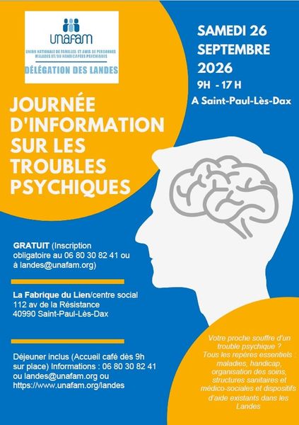 Journée d’information sur les troubles psychiques à Saint-Paul-lès-Dax