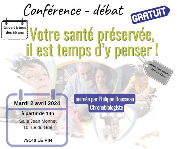 Conférence Débat - Votre Santé préservée