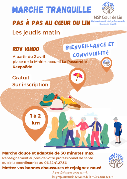 Marche tranquille à Rexpoëde