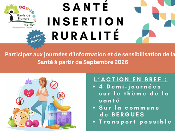 Journées Santé Insertion à Bergues en septembre