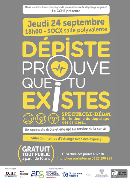 Spectacle débat sur le thème du dépistage des cancers