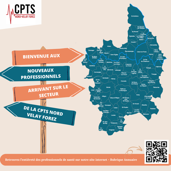 [NOUVEAUX PROFESSIONNELS DE SANTÉ ARRIVANT SUR LE SECTEUR DE LA CPTS NVF 🥗🧑🏼‍⚕️✋🏻]