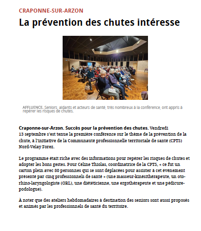 [ON PARLE DE NOUS : CONFÉRENCE PRÉVENTION DE LA CHUTE 🧓🏻👴🏻]