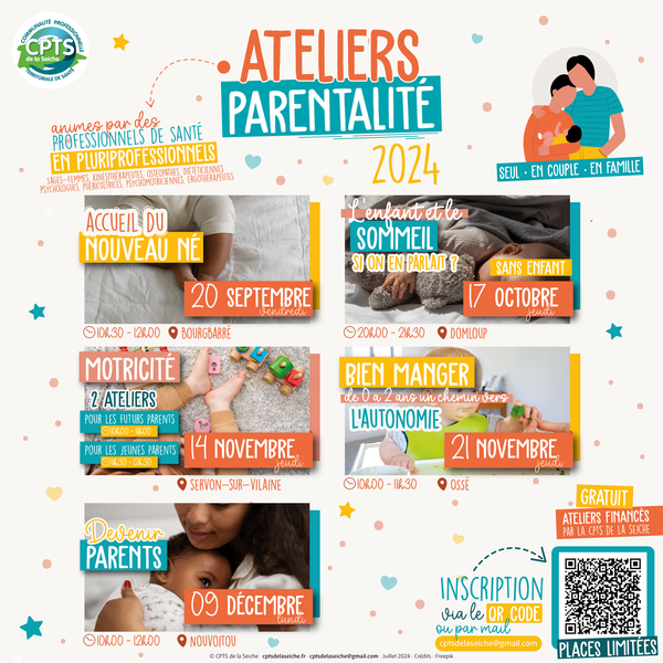 👶 ATELIERS PARENTALITÉS 