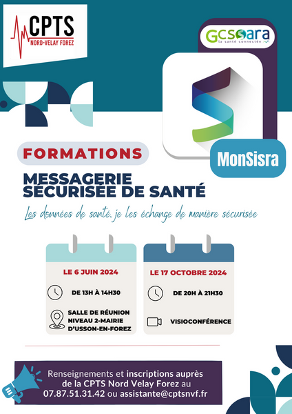 [SAVE THE DATE : FORMATION MONSISRA ℹ📧]